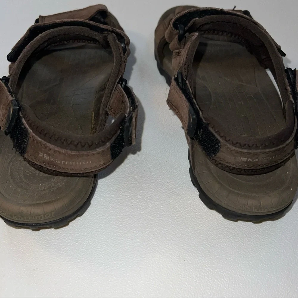 Karrimor Antibes Leather Sandals Mens Brown Size 9 Walking Hiking.